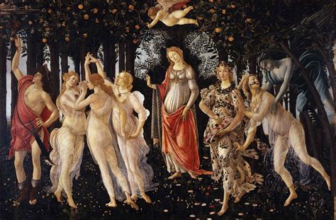 Botticelli Ve Lkbahar Tablosu La Primavera Tarihli Sanat