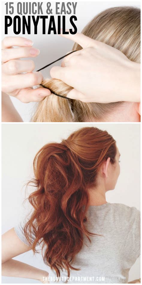 Ponytails Easy Tips To Make Them Look Fancy Ponytail Hairstyles Easy Cute Easy Ponytails