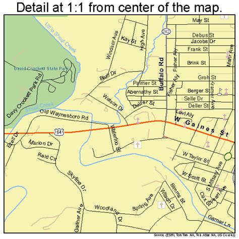 Lawrenceburg Tennessee Street Map 4741340
