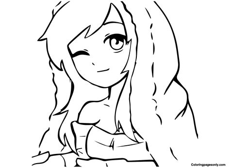 Aphmau Coloring Pages Printable For Free Download
