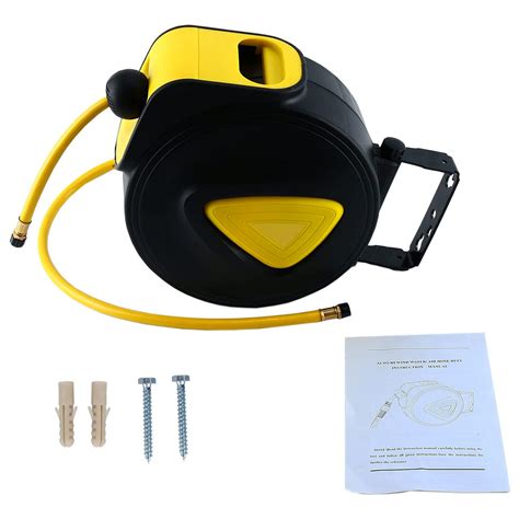 Buy Milelake Retractable Auto Rewind Air Hose Reel Wall Tool Air Compressor Ft X Inches