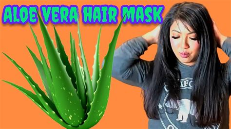 If your hair is feeling dry or looking frizzy, you can work this diy hair serum into the length of your hair too. Homemade organic Aloe Vera Hair Mask Recipe - YouTube