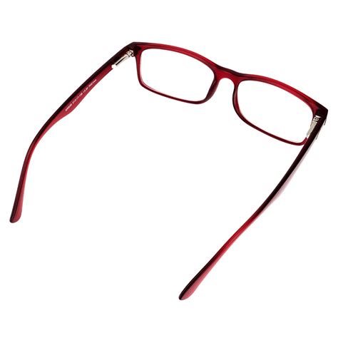 red reading glasses spectacles for men and women ready readers £10