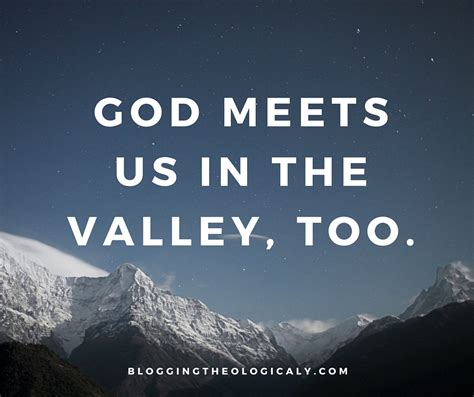 God Meets You In The Valley