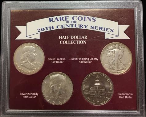 Rare Coins Of The 20th Century Series Half Dollar Type Set 4 Coins