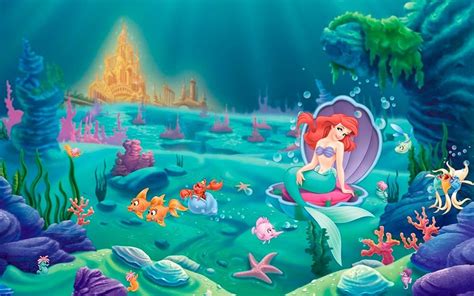 The Little Mermaid Poster Little Mermaid Wallpaper Ariel Wallpaper