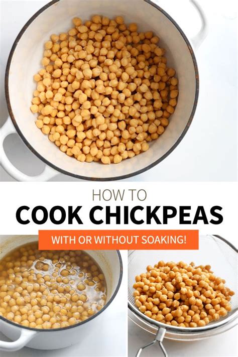 here s how to cook chickpeas with or without soaking them includes tips for quick soaking