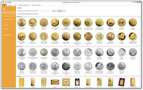 My Value Collection Coin Bullion Collection Cataloging Software