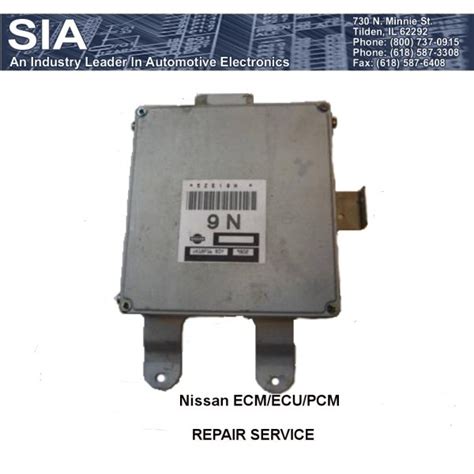 Nissan Altima Ecm Ecu Repair And Return Sia Electronics