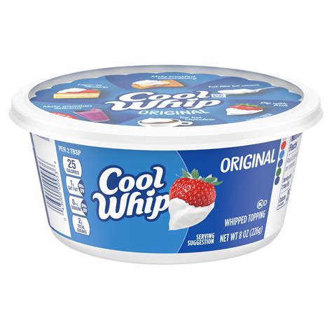 Cool Whip Original Whipped Topping 8 Oz Tub