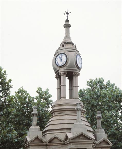 Centenary Clock Fountain Erected In 1888 At Intersection Of Macquarie