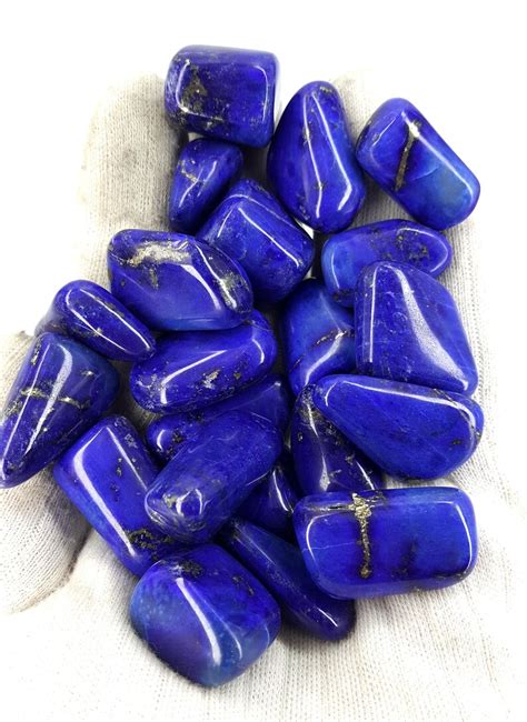 Beautiful Lapis Lazuli Natural Top A Quality Mine 4 Tumbles Etsy