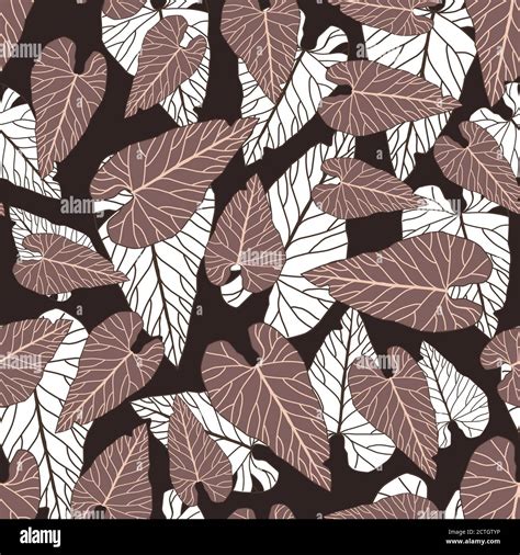 Modern Exotic Jungle Plants Illustration Pattern Creative Collage