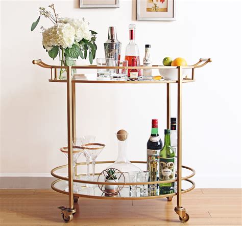The Drinks Trolley 10 Stylish Bar Carts And 5 Ways To Style One Drinks