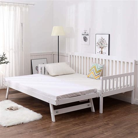 Buy Shaker Style White 3ft Single Daybed With Under Bed Guest Trundle
