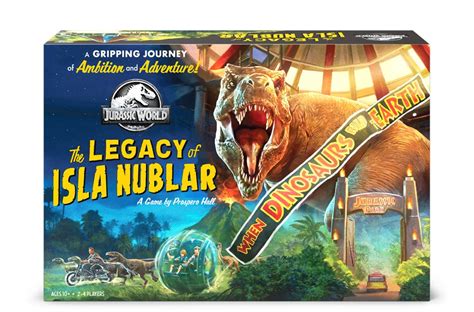 Jurassic World The Legacy Of Isla Nublar Board Game Gets Kickstarter