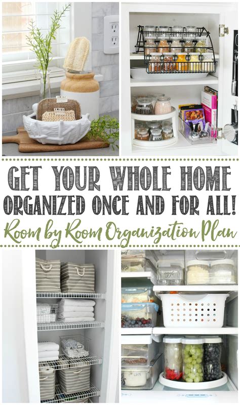 The Household Organization Diet Home Organization Plan Clean And