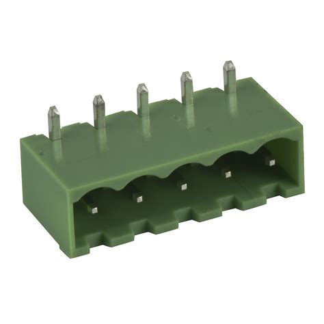 50508mm Pitch Plug In Terminal Block Right Angle Male China