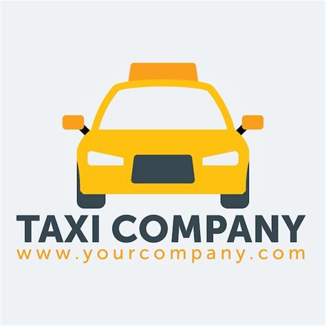 Logotipo De La Empresa De Taxis Aislado Premium Eps 10 Plantilla De