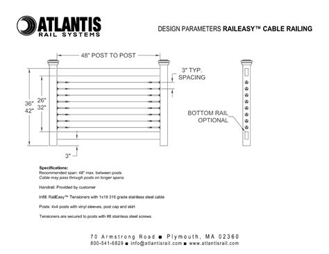 Atlantis Rail System Cable Railing Systems Deckstore