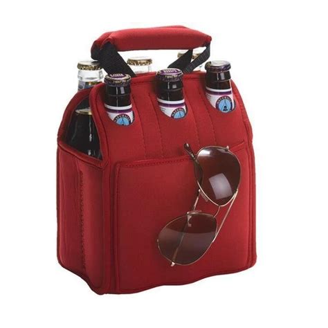 Insulated 6 Pack Beer Bottle Cooler Bag Can Holder Buy 6 Pack Beer