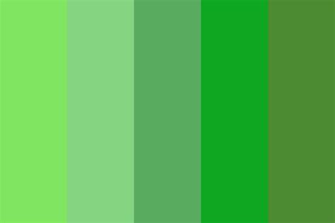 Soft Spring Green Color Palette