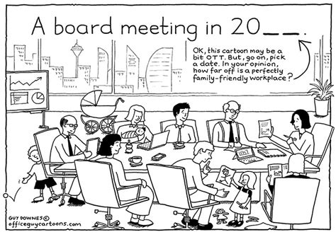 Board Meeting Office Guy Cartoons