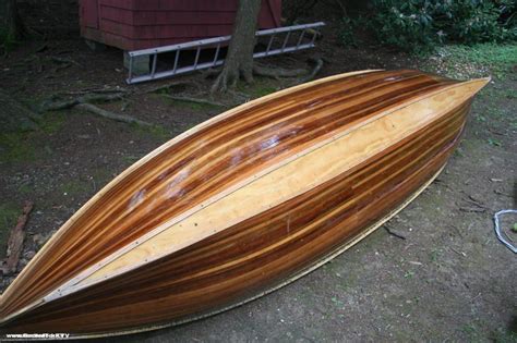 Adirondack Guide Boat Handmade From Wooden Boat Plans Gardenforktv