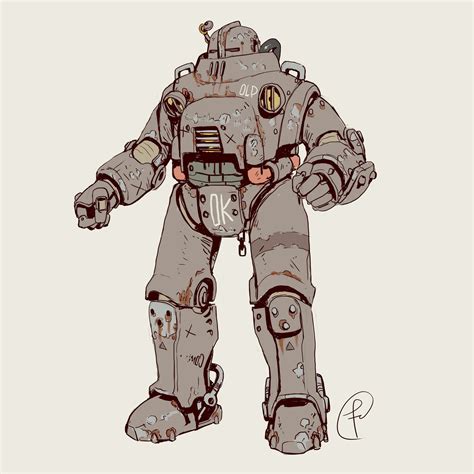 Fallout Concept Art Fallout Art Robot Concept Art Armor Concept