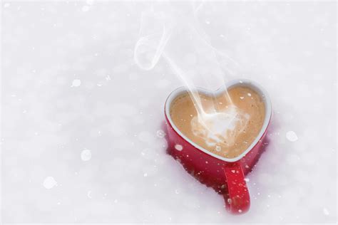 Red Ceramic Heart Shaped Mug · Free Stock Photo