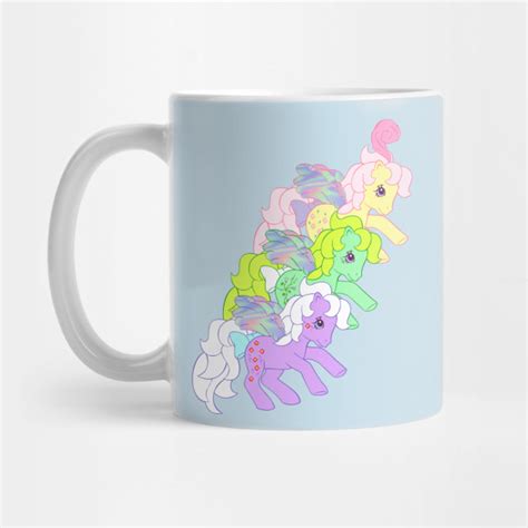 Retro G1 My Little Pony Flutter Ponies My Little Pony Mug Teepublic
