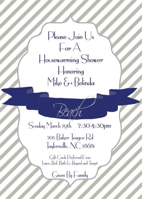 Housewarming Shower Bridal Luncheon Customizable Invitation 2254783