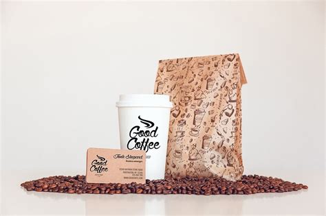Coffee Branding Mock-up | Coffee branding, Branding mockups, Branding ...