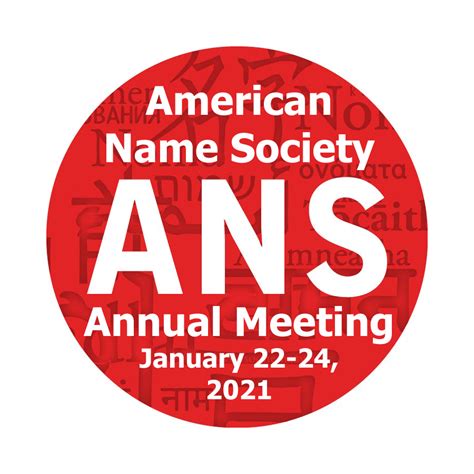 Abstract Book Available For The 2022 Ans Conference Online January 21 23 2022 American Name