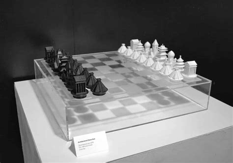 Architectural Chess Sets Digital Model And 3d Printing