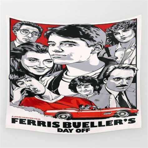 Ferris Bueller Day Off Wall Tapestry By Scooby172 Society6 Best