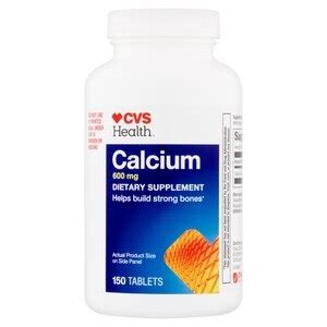 To absorb calcium, your body also needs vitamin d. CVS Health Calcium 600 Mg Tablets Value Size - CVS Pharmacy