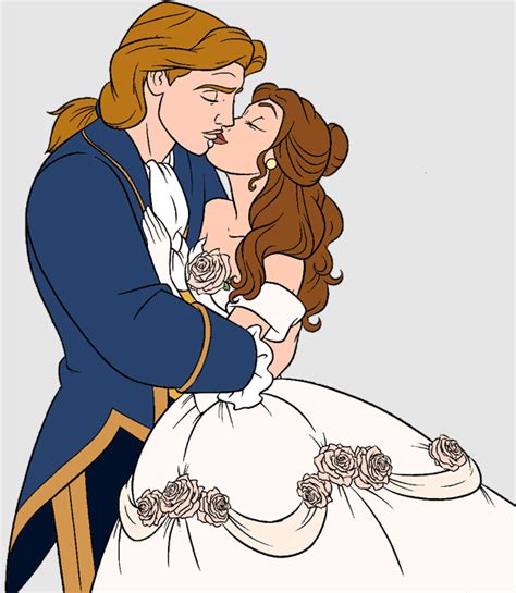 Belle And Adam Kiss By Joshuaorro Disney Princess Art Belle And Adam