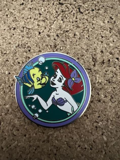 best friends the little mermaid ariel and flounder disney 2012 mystery pin 4 95 picclick