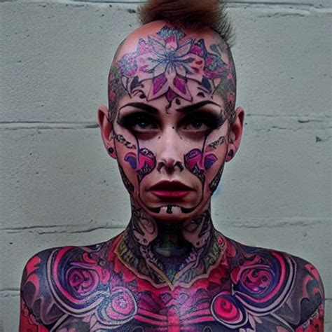 Tattooed Woman 72 By Yaalzaruth On Deviantart