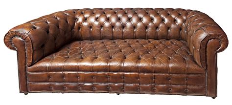 Faux Leather Upholstered Chesterfield Sofa Doyle Auction House