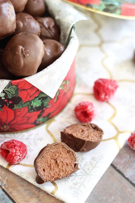 Chocolate Raspberry Cheesecake Truffles