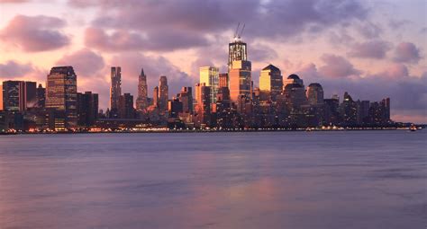 Wallpaper Usa New York Metropolis Buildings Skyscrapers Lights