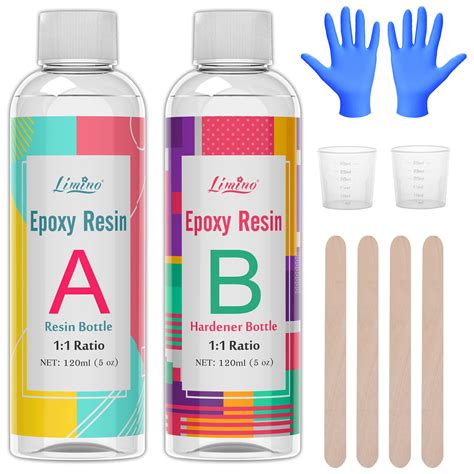 Buy Epoxy Resin Kit Oz Crystal Clear Epoxy Art Resin For Casting And Coating Ratio