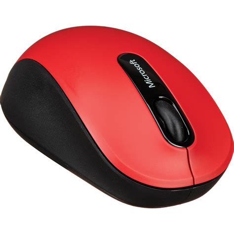Microsoft Bluetooth Mobile Mouse 3600 Red Pn7 00011 Bandh Photo
