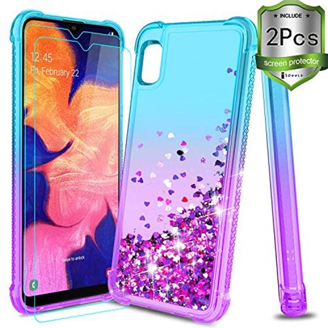 Clearteal Galaxy A10e Case Wtempered Glass Screen Protector Liquid