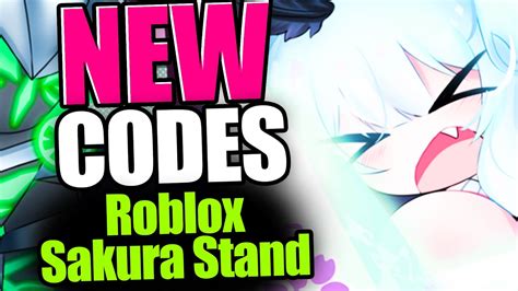 Sakura Stand Codes Roblox 2024 Youtube