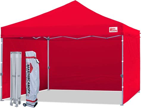 Mastercanopy Pop Up Canopy Tent Compact Instant Canopies With 4