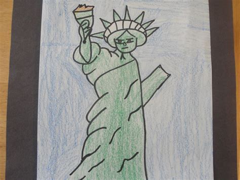 How Was School Today Statue Of Liberty Art Project