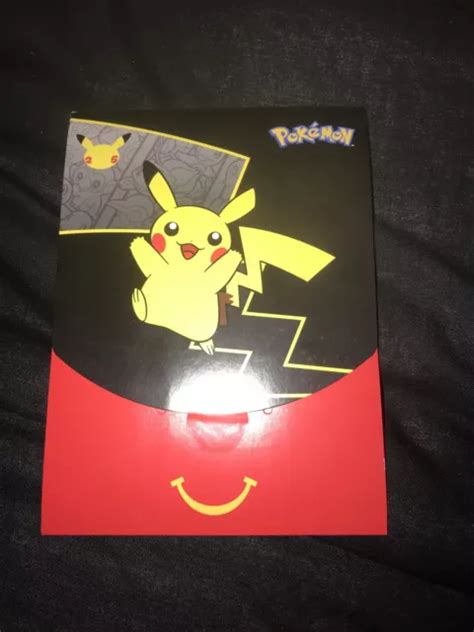 POKEMON 25TH ANNIVERSARY McDonalds Happy Meal Pack 2021 Stickers Cards New EUR 5 84 PicClick IT